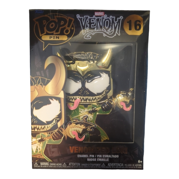 Marvel: Venomized Loki Funko Pop Pin - Picture 1 of 3
